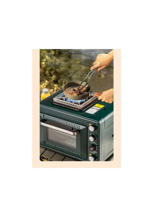 Tradeo 2-in-1 Gas Stove with 25L Oven Compact Cooker Multi-Function Baking & Cooking Appliance - Image 5