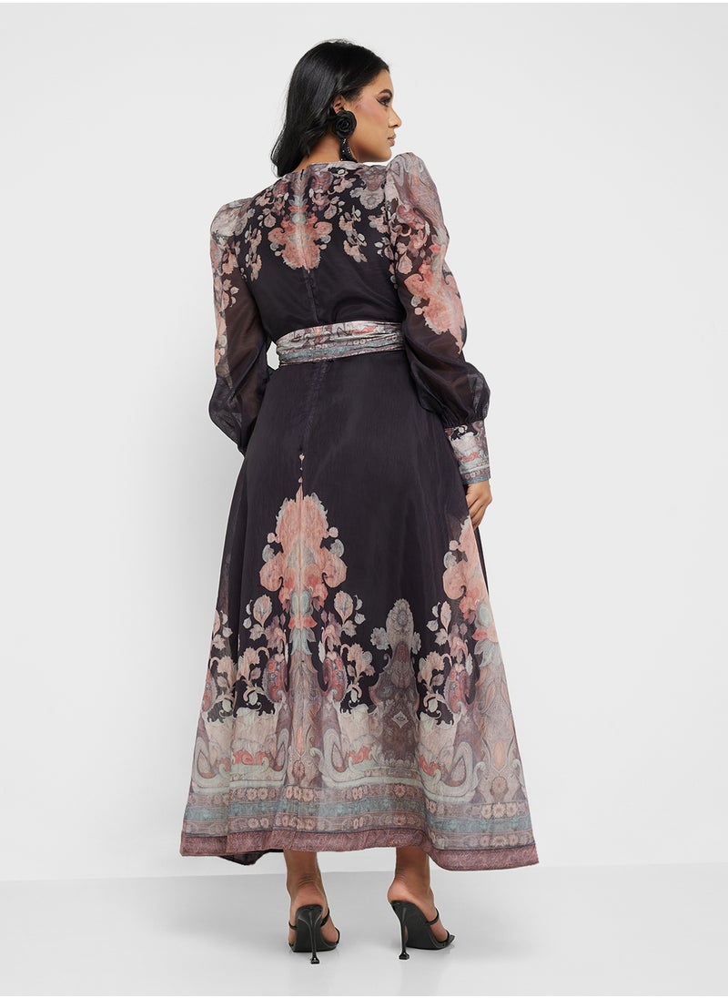 Khizana Plus size abstract print dress  - Image 2
