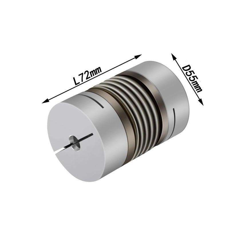 Aluminium Alloy Corrugated Coupling 18X28mm For Stepper Motor Shaft 3D Printer - Image 3