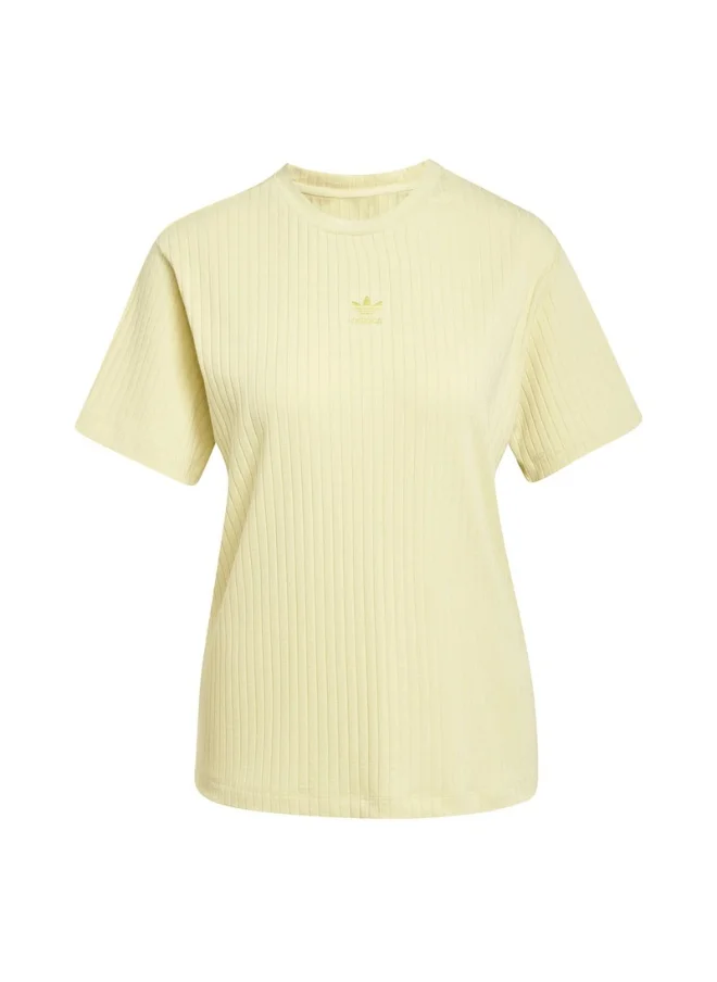 Adidas adidas ESS WR TEE Yellow Originals Women T-SHIRTS