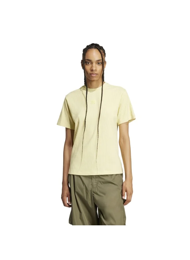 Adidas ESS WR TEE Yellow Originals Women T-SHIRTS