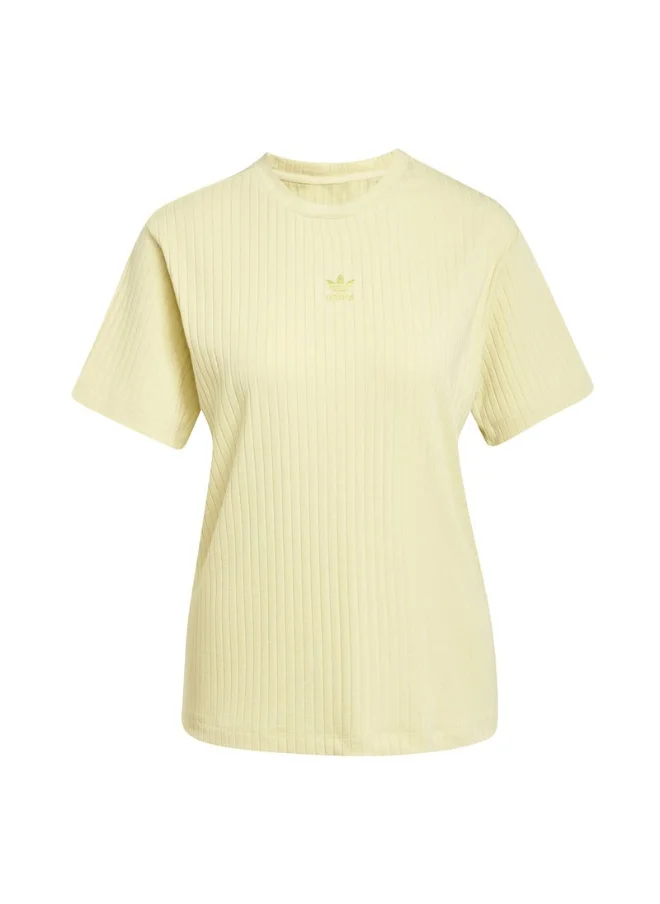 Adidas adidas ESS WR TEE Yellow Originals Women T-SHIRTS