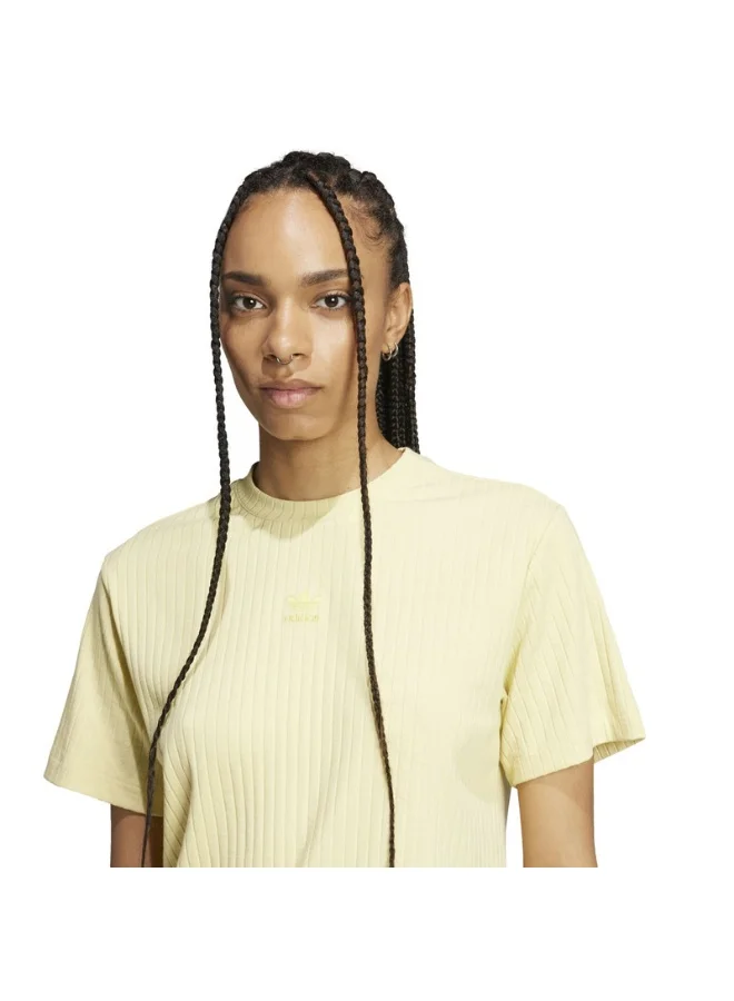 Adidas ESS WR TEE Yellow Originals Women T-SHIRTS