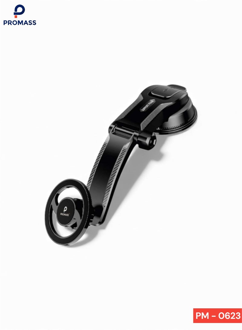 بروماس حامل هاتف جوال للسيارة رقبة متعددة الزوايا قابلة للتعديل【مناسب لـماجسيف】حامل هاتف قابل للتعديل ماجسيف للسيارة ايفون مغناطيسي, استند جوال مغناطيسي (دوران 360° درجة), قوة مغناطيس عالية و آمنه للهاتف أثناء القيادة متوافق مع ايفون وجالكسي وهواوي وغيرها, مناسب لهاتف ايفون 17/16/15، سامسونج S25/S24 - Image 1