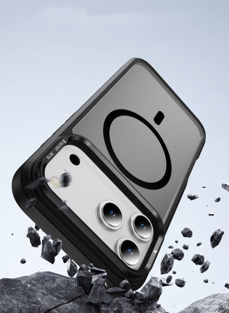 general for iPhone 17/iPhone 17 Air/ iPhone 17 Pro/ iPhone 17 Pro Max Case Compatible with Magsafe, Clear Transparent Camera Kickstand Case Shockproof Heavy Duty Protective Cover Case - Image 4