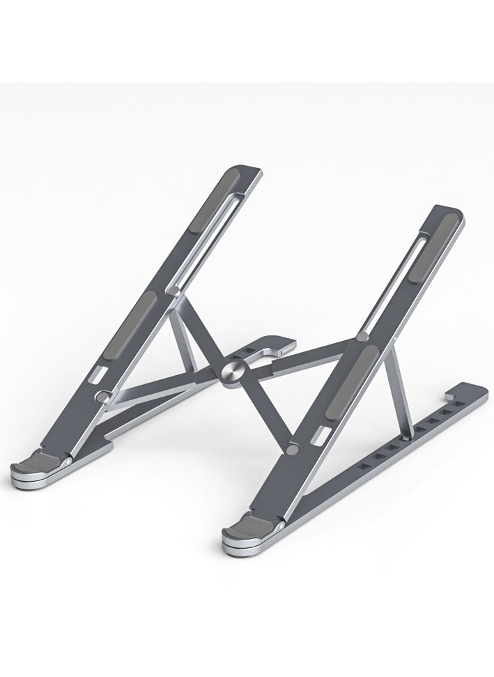 Laptop Stand, Laptop Holder Riser Computer Stand, Adjustable Aluminum Foldable Portable Notebook Stand, Compatible with MacBook Air Pro, HP, Lenovo, Dell, More 10-15.6” Laptops and Tablets
