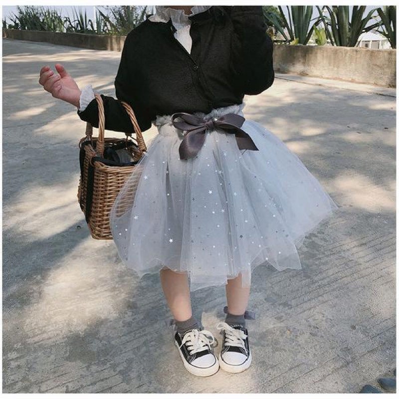Girl'S Veil Skirt Western Style Skirt Spring And Arrival Small And Medium-Sized Children'S Baby'S Skirt Short Skirt Children'S Princess Skirt - Image 5