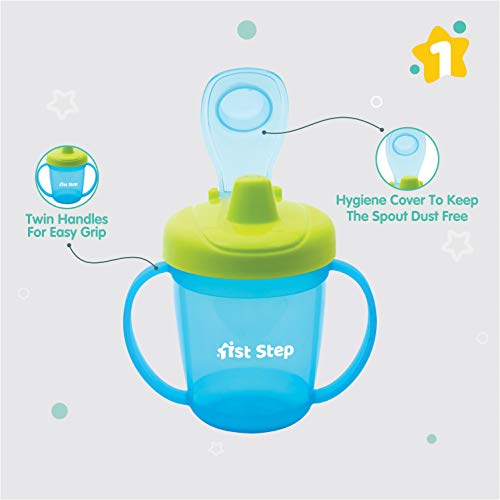 1ST STEP 250 Ml BPA Free Hard Spout Sipper (Blue) - Image 2