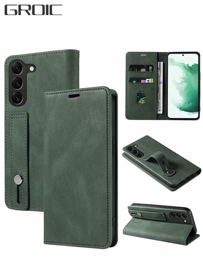GROIC For Samsung Galaxy S23 Plus Case, Luxury Leather Wallet Cover, Leather Wallet Case Classic Design with Card Slot and Magnetic Flip Flip Folding Case for Galaxy S23 Plus Phone Shell 6.6'' - Image 1