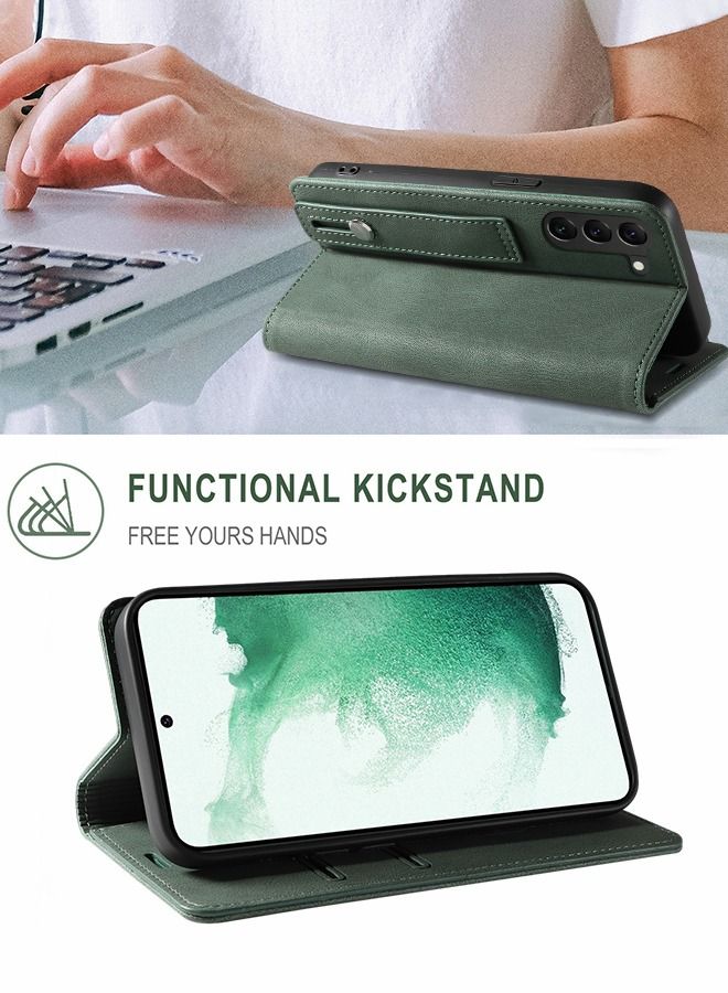 GROIC For Samsung Galaxy S23 Plus Case, Luxury Leather Wallet Cover, Leather Wallet Case Classic Design with Card Slot and Magnetic Flip Flip Folding Case for Galaxy S23 Plus Phone Shell 6.6'' - Image 4