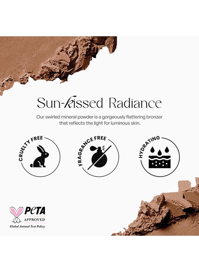 Sorme Cosmetics Baked Bronzer In Warmth (0.2Oz)| With Skin-Revitalizing Vitamin E And Botanical Extracts | Versatile Wet/Dry Powder Bronzer With Shimmer Finish | For Dewy And Sun-Kissed Skin - Image 2