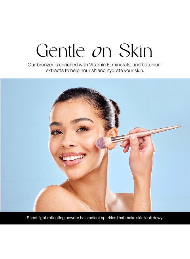 Sorme Cosmetics Baked Bronzer In Warmth (0.2Oz)| With Skin-Revitalizing Vitamin E And Botanical Extracts | Versatile Wet/Dry Powder Bronzer With Shimmer Finish | For Dewy And Sun-Kissed Skin - Image 3