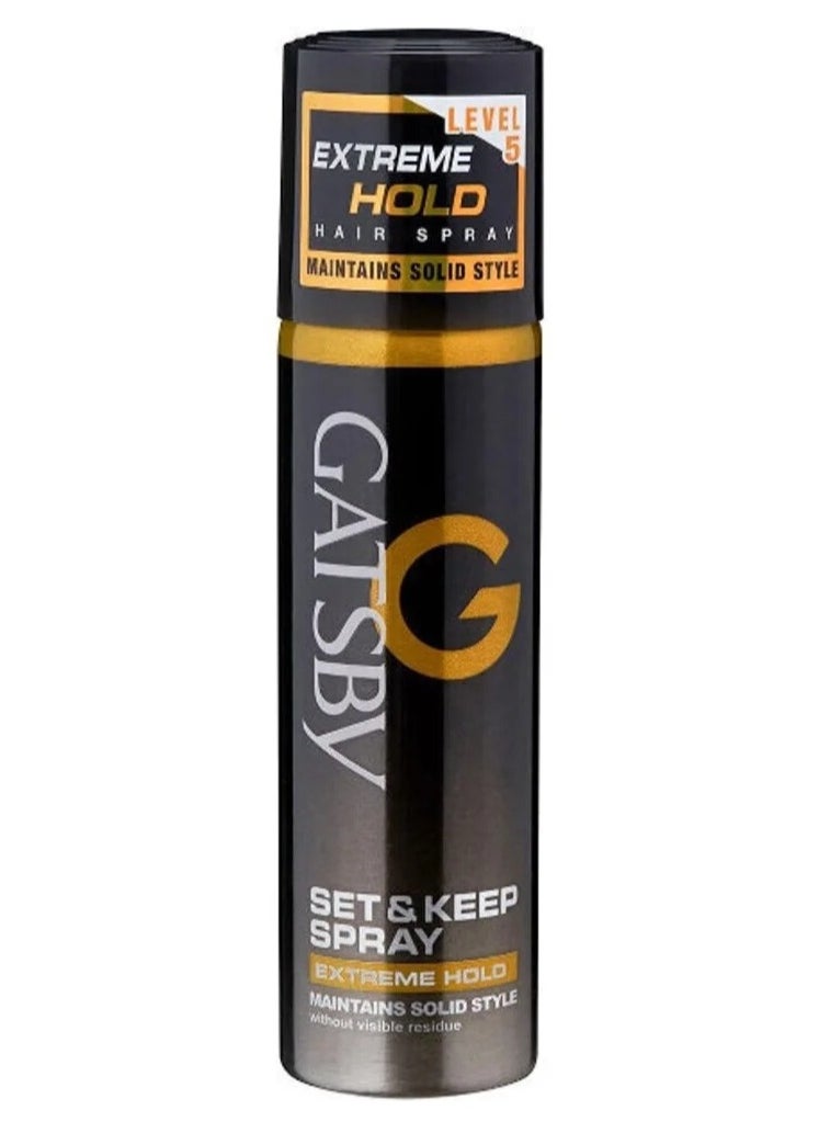 GATSBY - Hair Spray 66 ml Extreme Hold - Image 1
