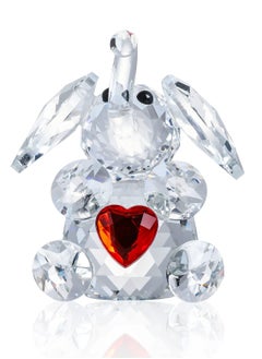 Crystal Elephant Figurine Gifts for Women, Elephant Statue Decor Gifts for Elephant Lovers, Crystal Animals Figurines for Home Decoration