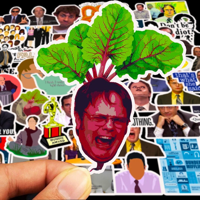 50Pcs The Office TV Series Stickers Waterproof Luggage Travel Decals - Image 2