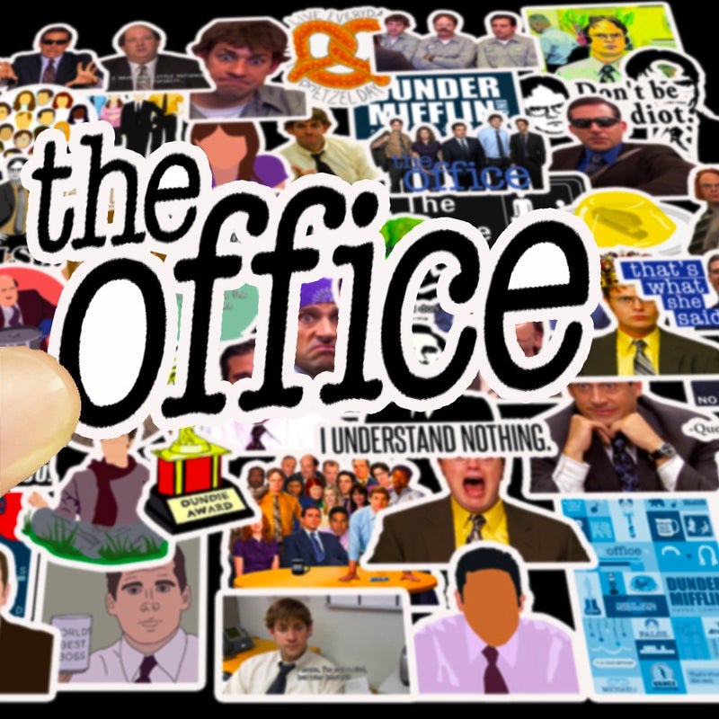 50Pcs The Office TV Series Stickers Waterproof Luggage Travel Decals - Image 4
