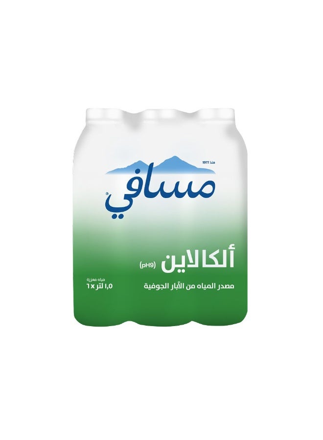 مسافي مياه شرب معدنية طبيعية قلوية، 6 عبوات × 1.5 لتر - Image 5