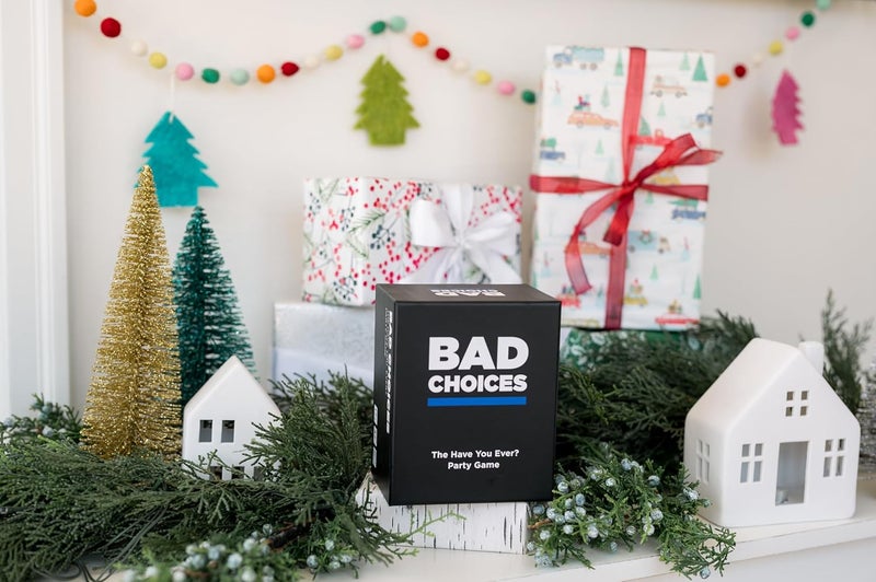 BAD CHOICES لعبة الحفلات + مجموعة إصدار بعد الظلام - لعبة بطاقات مضحكة للبالغين لحفلات الفيل الأبيض، هدايا التخزين وليالي ألعاب الطاولة مع أصدقائك - Image 2