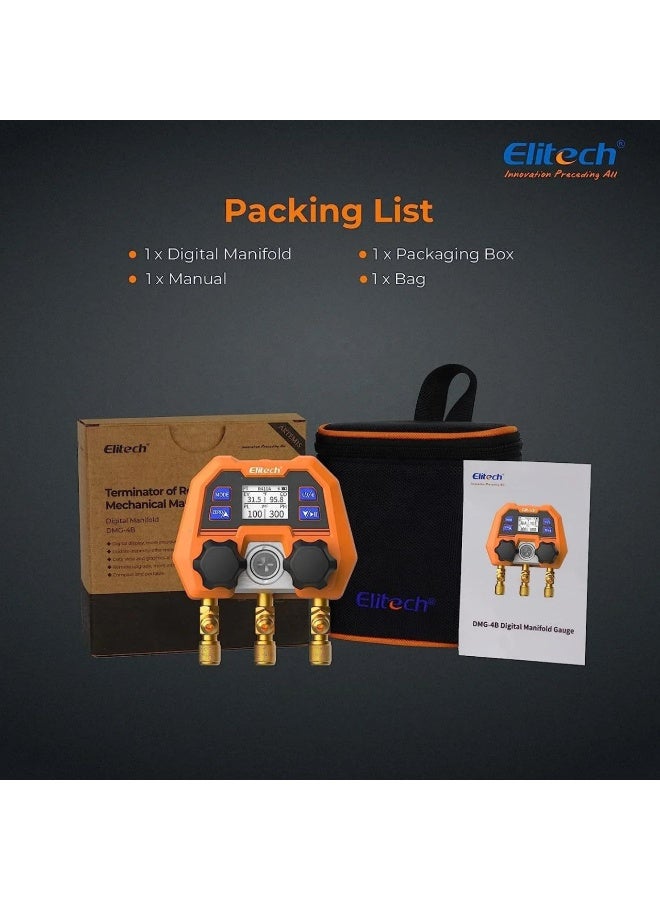 Elitech Dmg-4B smart digital manifold gauge - Image 2