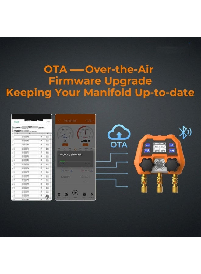 Elitech Dmg-4B smart digital manifold gauge - Image 3