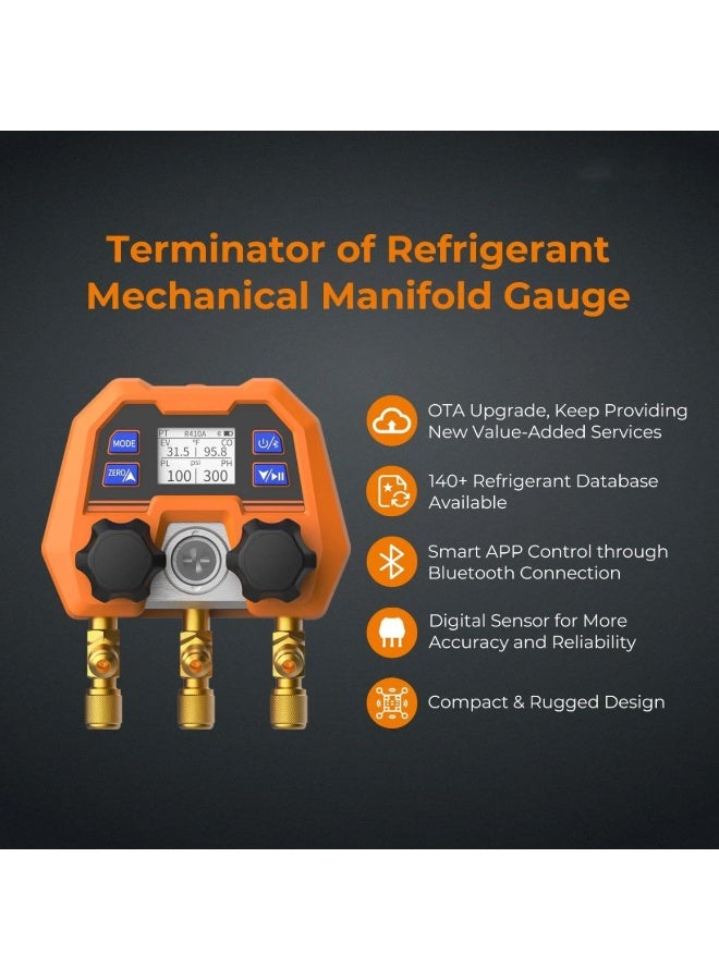 Elitech Dmg-4B smart digital manifold gauge - Image 5