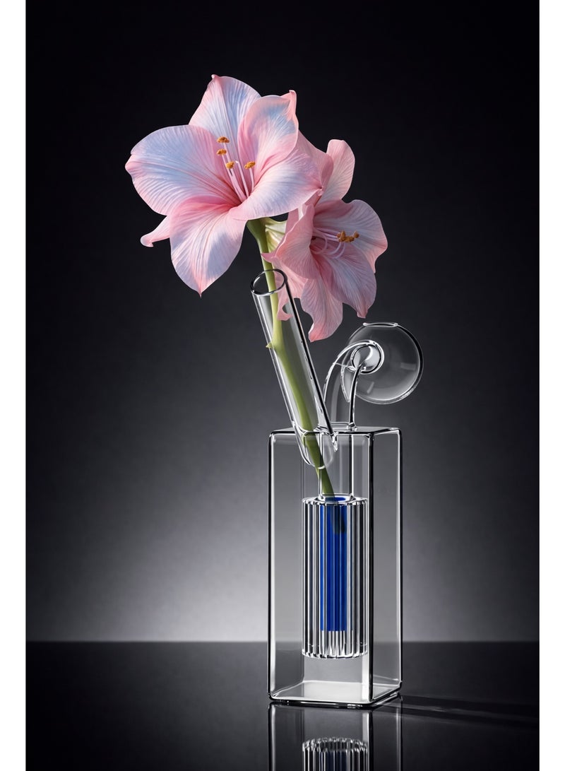 Modern Decorative Glass Vase – Elegant Minimalist Accent