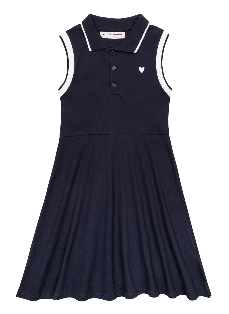 مينوتي Teen Girls  Sleeveless Polo Dress