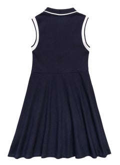 MINOTI Teen Girls  Sleeveless Polo Dress  - Image 2