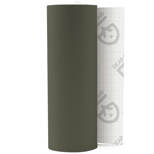 GEAR AID Tenacious Tape 3”x20” Fabric and Vinyl Gear Repair Tape, Quickly Fix Holes and Rips in Puffy Jackets, Rain and Snow Gear, Tents, Sleeping Bag and More, OD Green, 1 Pack - Image 1