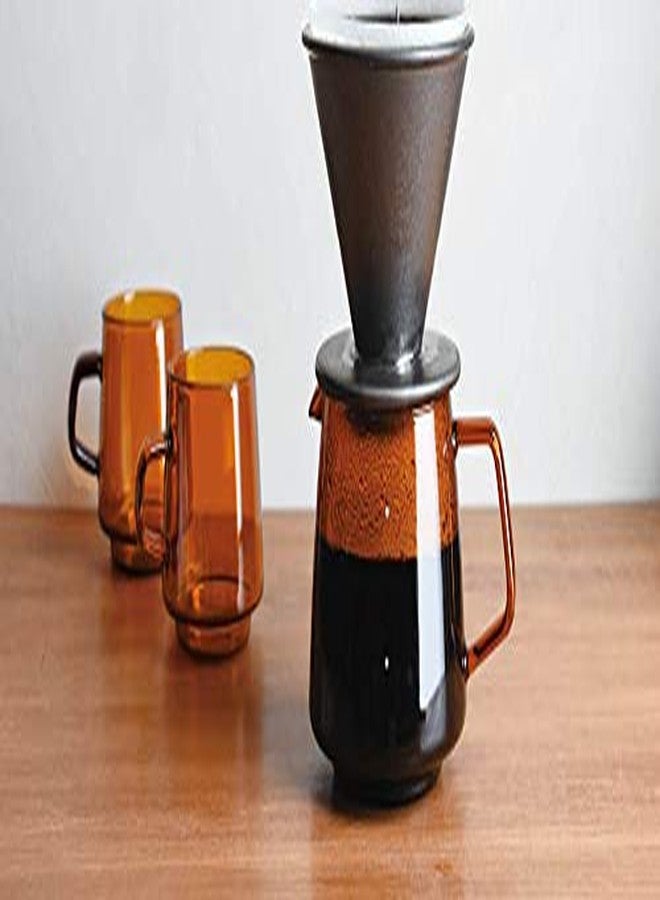 KINTO 21749 SEPIA Jug, 4 cups, Amber, Microwave and Dishwasher Safe, Scale Included - Image 5