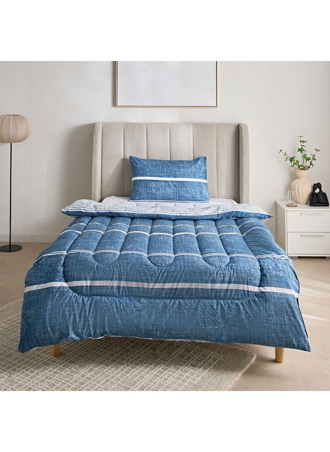 Home Box Ontario 2-Piece Elfin Printed Microfiber Twin Comforter Set 220 x 160 cm  - Image 2