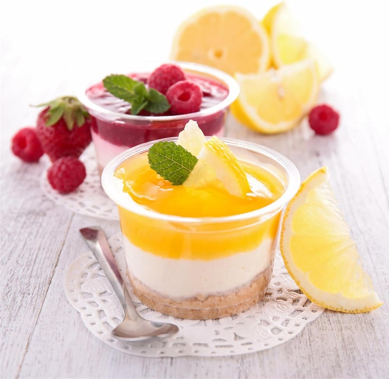 TOFLEN 50 Pack 8 oz Plastic Dessert Cups with Dome Lids Clear Disposable Yogurt Parfait Cups with Lids Individual Party Serving Snack Cups for Fruit Dessert Cake Pudding - Image 5