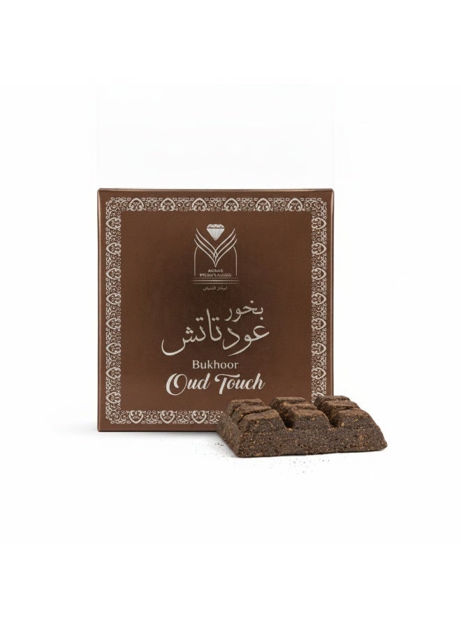 الماس بخور عود تاتش 40 جرام بخور عود ملكي فاخر بتصميم قالب الشوكولاتة لتعطير المنزل والمجالس والملابس ومناسب للمبخرة الفحم والكهرباء الذكية - Image 1