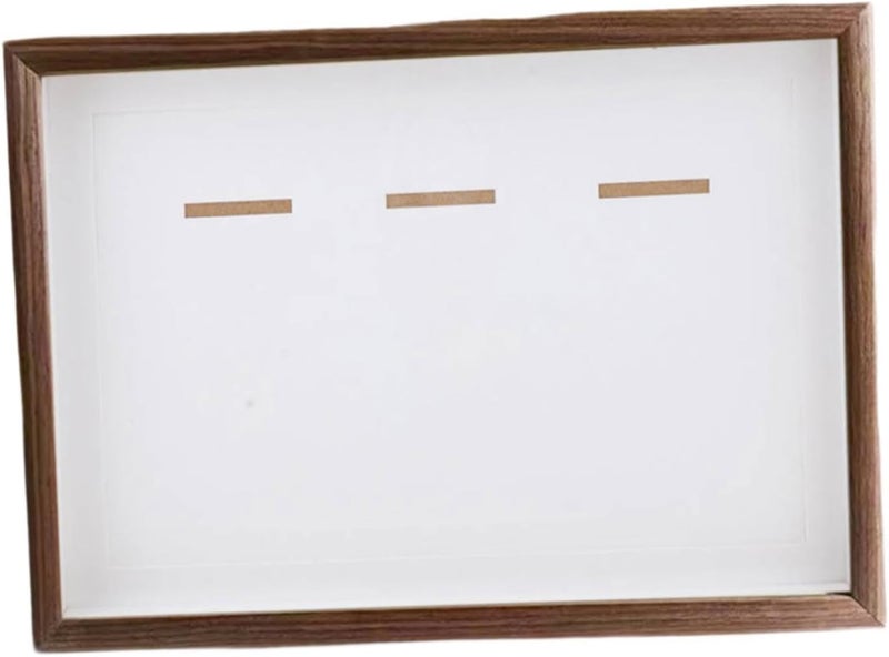 Storage Box, Versatile Photo Display Case for Football, Sports Medals, Triathlons, Wood, A4 - Image 1