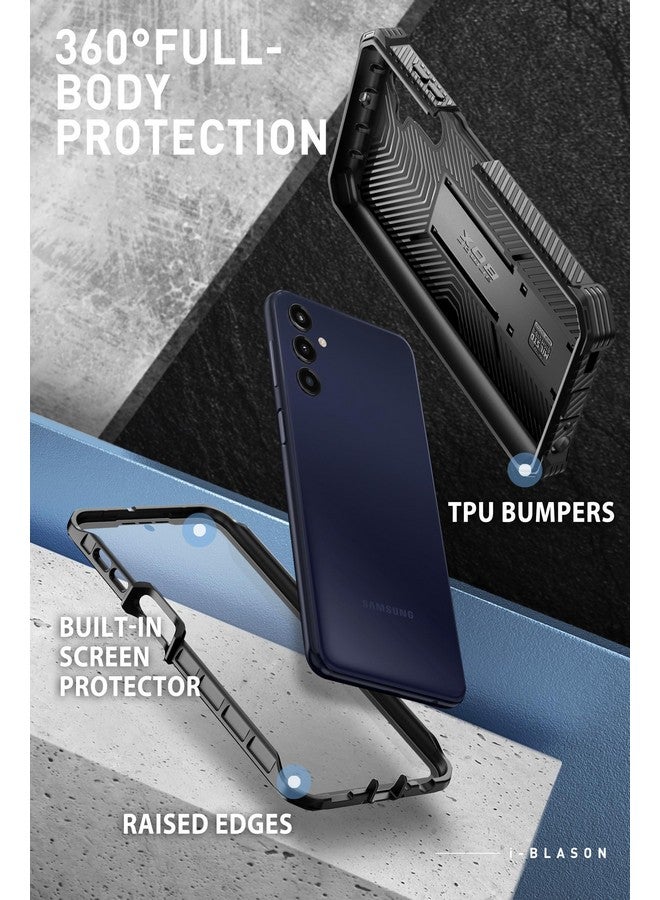I-blason i-Blason Armorbox for Samsung Galaxy A15 5G Case with Kickstand & Belt Clip, Full-Body Rugged Bumper Case with Built-in Screen Protector (Black)  - Image 1