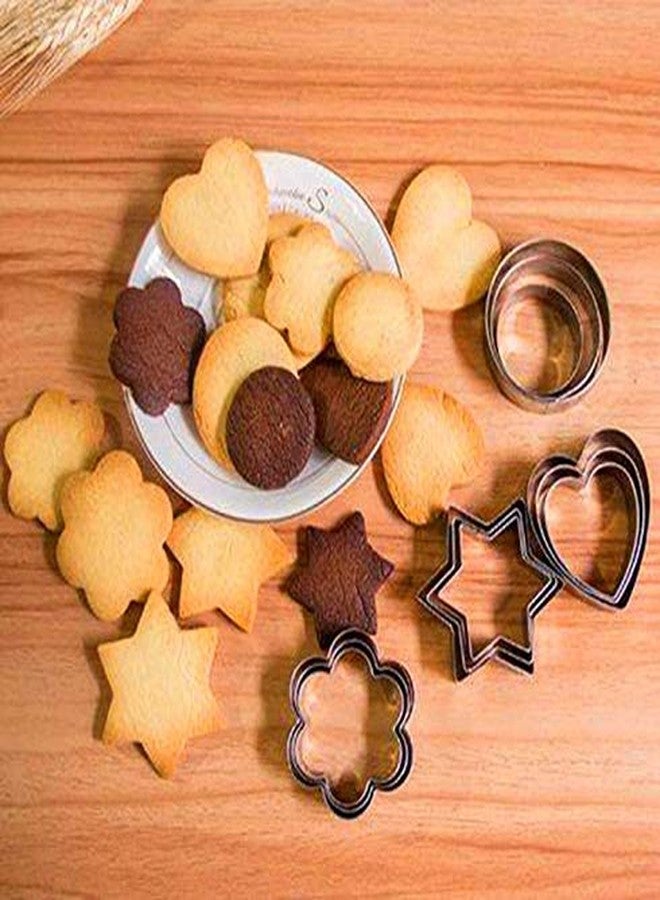 softi Look Out 12 Pieces Cookie Cutter Set | 4 Different Shapes, 3 Sizes, Stainless Steel - Image 3