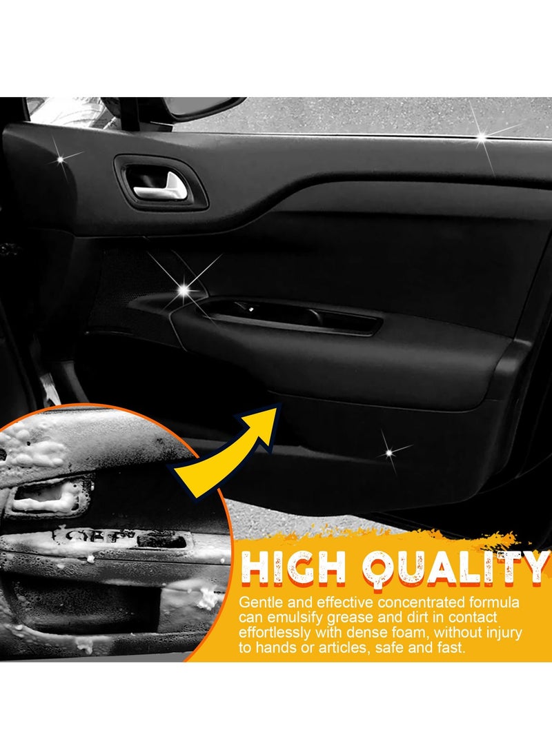 EELHOE Foam Cleaner, Spray Foam Cleaner, Car Seat Upholstery Strong Stain Remover, Foam Cleaner, Interior Lemony Foam Cleaner, Strong Cleaner Cleaner Spray for Car, Interior, Kitchen - Image 3