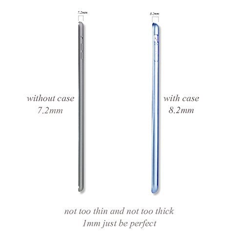 MOCA Shockproof Soft TPU Back Case Cover for iPad Models Slim Lightweight Protective Tablet Case with Raised Edges Scratch Resistant Flexible Durable (iPad 9.7 A1893 A1954 year-2018) - Image 2