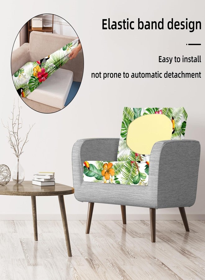 BIETYONE Patio Cushion Covers Outdoor Patio Cushion Covers,Super Elastic Outdoor Cushion Covers Replacement, Suitable for Outdoor Sofa Covers Patio Couch Cover Replacement (8Pcs,Pelican, Cover Only) - Image 5