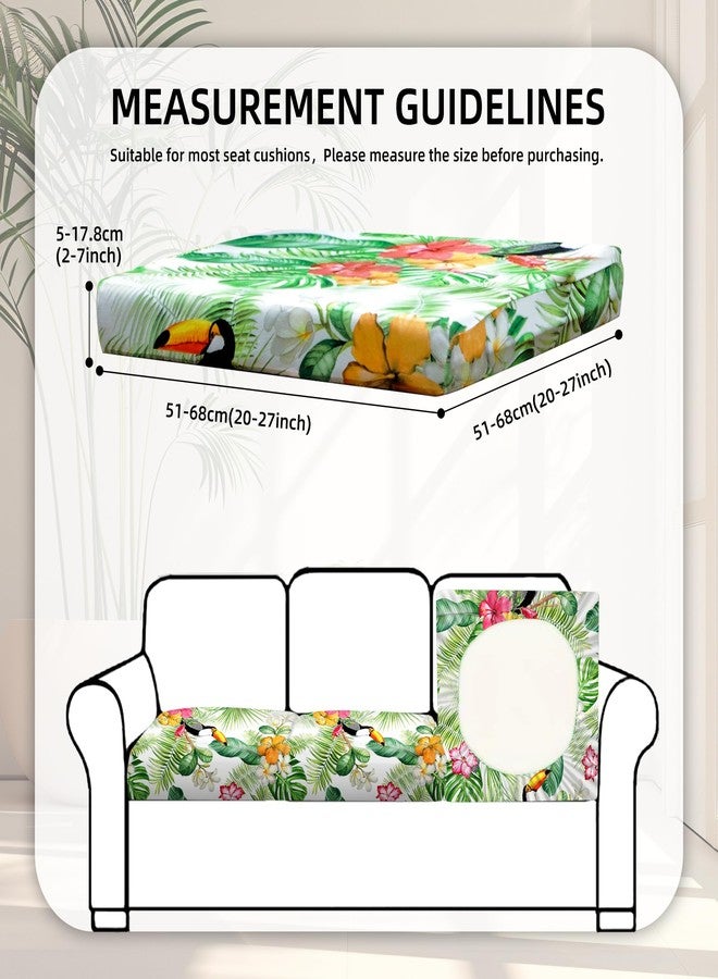 BIETYONE Patio Cushion Covers Outdoor Patio Cushion Covers,Super Elastic Outdoor Cushion Covers Replacement, Suitable for Outdoor Sofa Covers Patio Couch Cover Replacement (8Pcs,Pelican, Cover Only) - Image 2