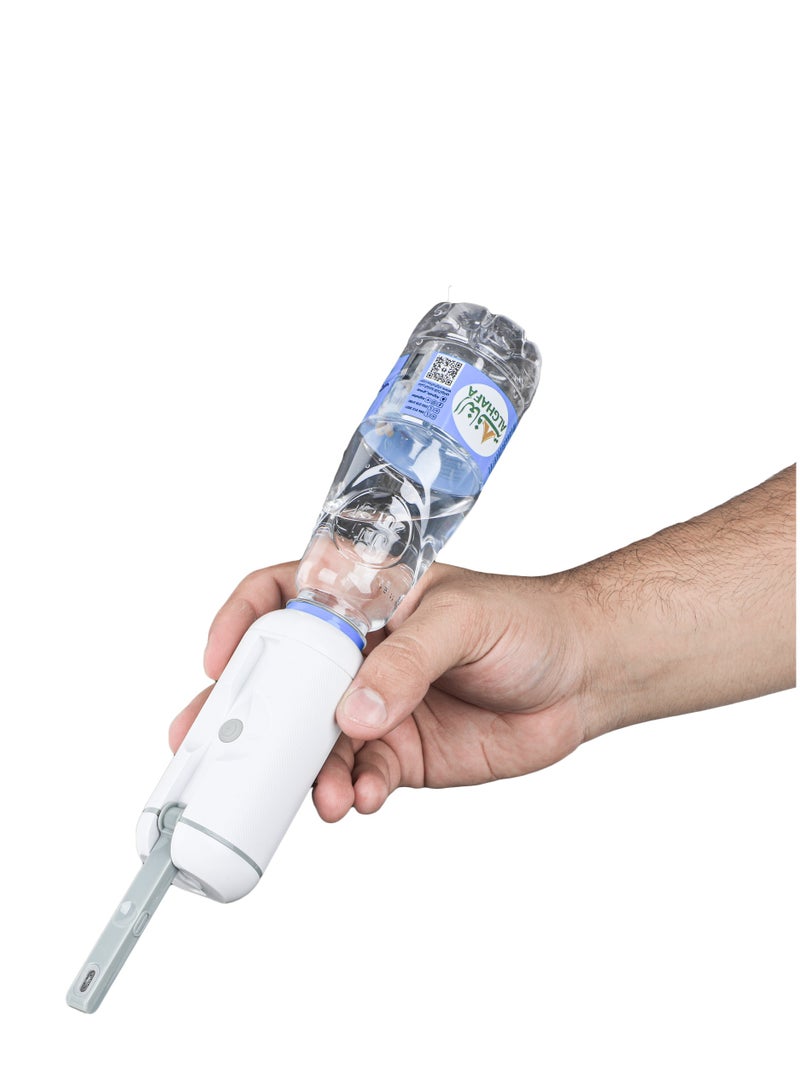 Electric Portable Bidet for Travel: 200mL Battery Rechargeable Backpacking Bidet Bottle - Bidet Sprayer High Pressure for Women Men from Al ghafa