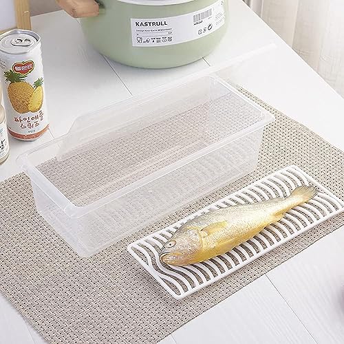 HOMENU Fridge Storage Containers Organiser Storage Boxes Vegetable Storage Box for Refrigerator Freezer Containers Fridge Container Food Storage Containers(Pack of 8) - Image 2