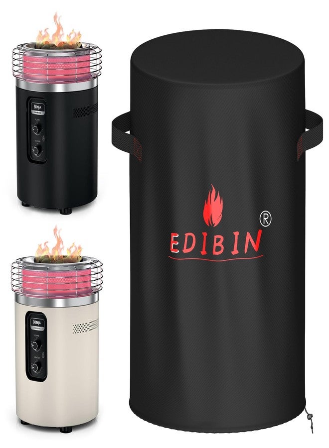 EDIBIN Fire Pit Cover for Bali Outdoors 23 Inch Cylinder Firepit,24" D X 27" H Waterproof Cover Compatible with Bali Outdoors 23 inch Outdoor Fire Pit Round - Image 1