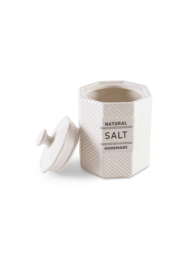 Pan Home Nolina Salt Canister 800Ml - White - Image 3