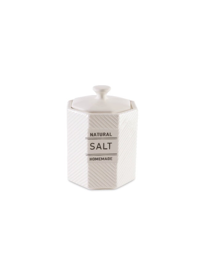 Pan Home Nolina Salt Canister 800Ml - White - Image 2