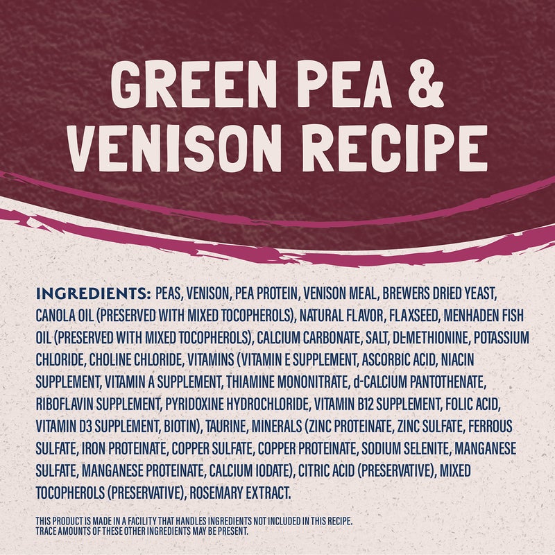 Natural Balance Limited Ingredient Reserve Grain Free Dry Cat Food, Green Pea & Venison Recipe, 8 lbs. - Image 3