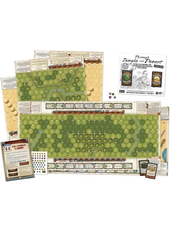 Days of Wonder Memoir '44 Through Jungle and Desert Board Game EXPANSION - New Battles Await in Burma and North Africa! Strategy Game for Kids & Adults, Ages 8+, 2 Players, 30-60 Min Playtime, Made by Days of Wonder