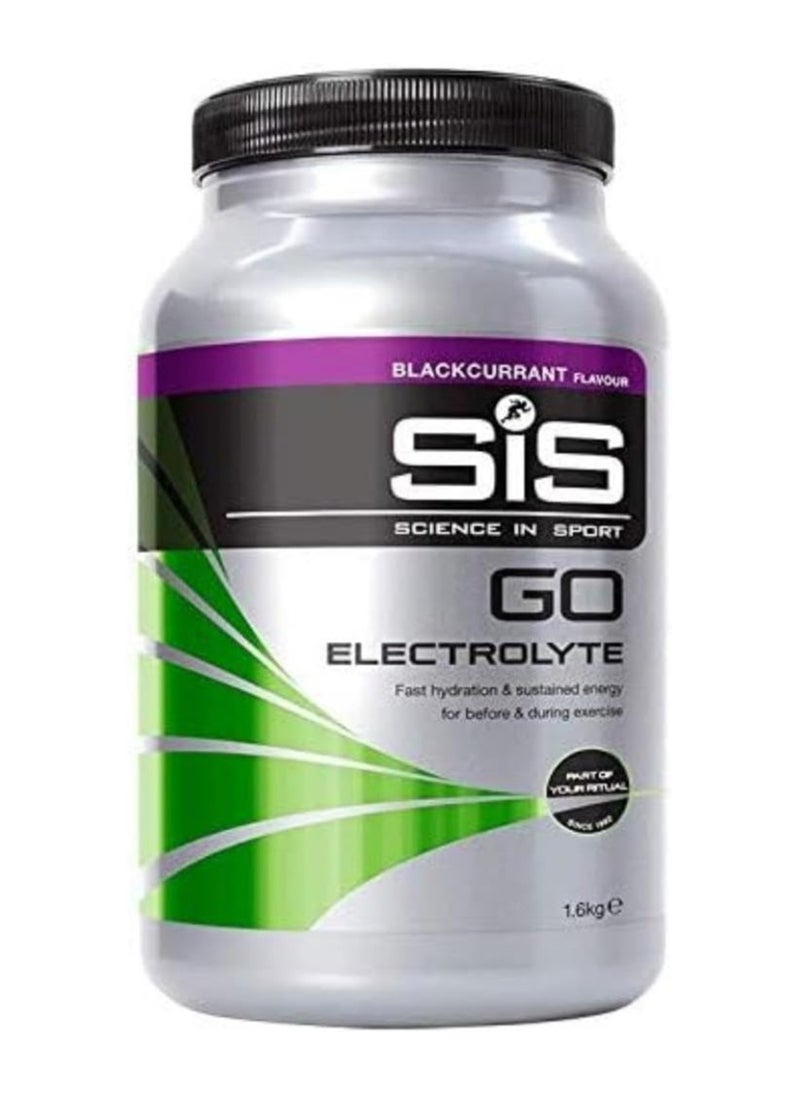 Science in Sport - Go Electrolyte Blackcurrant Drink Powder 1600g - Image 1