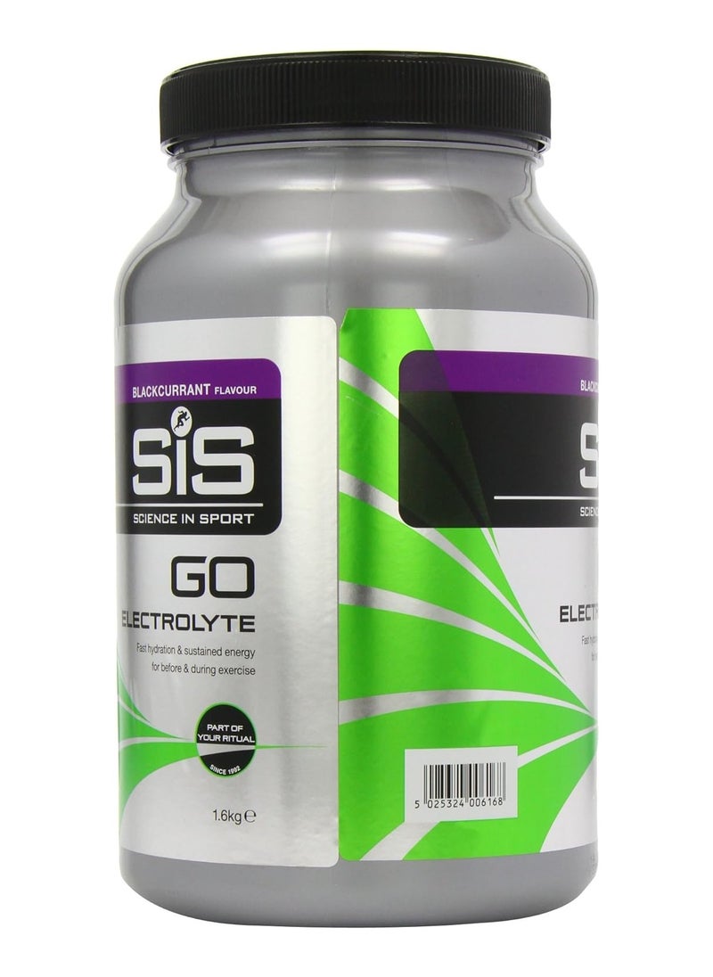 Science in Sport - Go Electrolyte Blackcurrant Drink Powder 1600g - Image 1