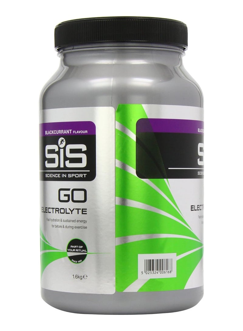 Go Electrolyte Blackcurrant,47g of carbohydrate per serving to support improved physical performance,Part of your ritual since 1992 1.6kg